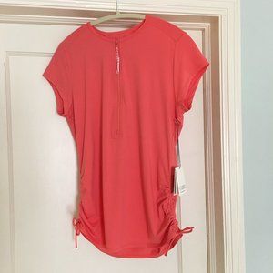 NWT! Carve Designs Dawson Rashguard Swim Top in Coral